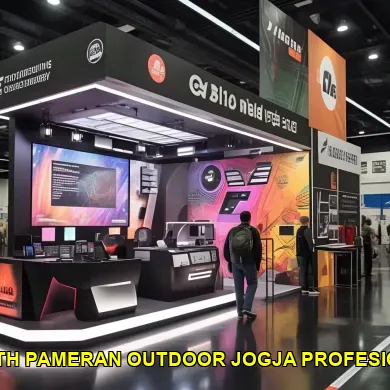 booth pameran outdoor jogja profesional